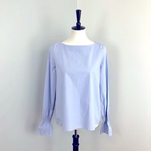 & Other Stories Flare Cuff Blouse Top Sz 8